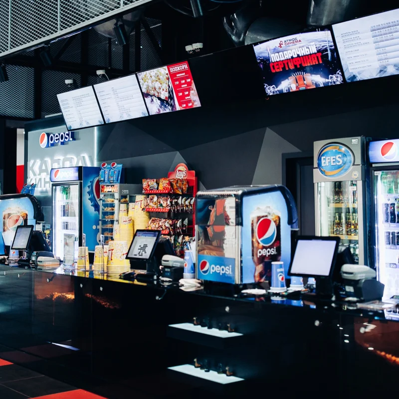 Advertising display machine